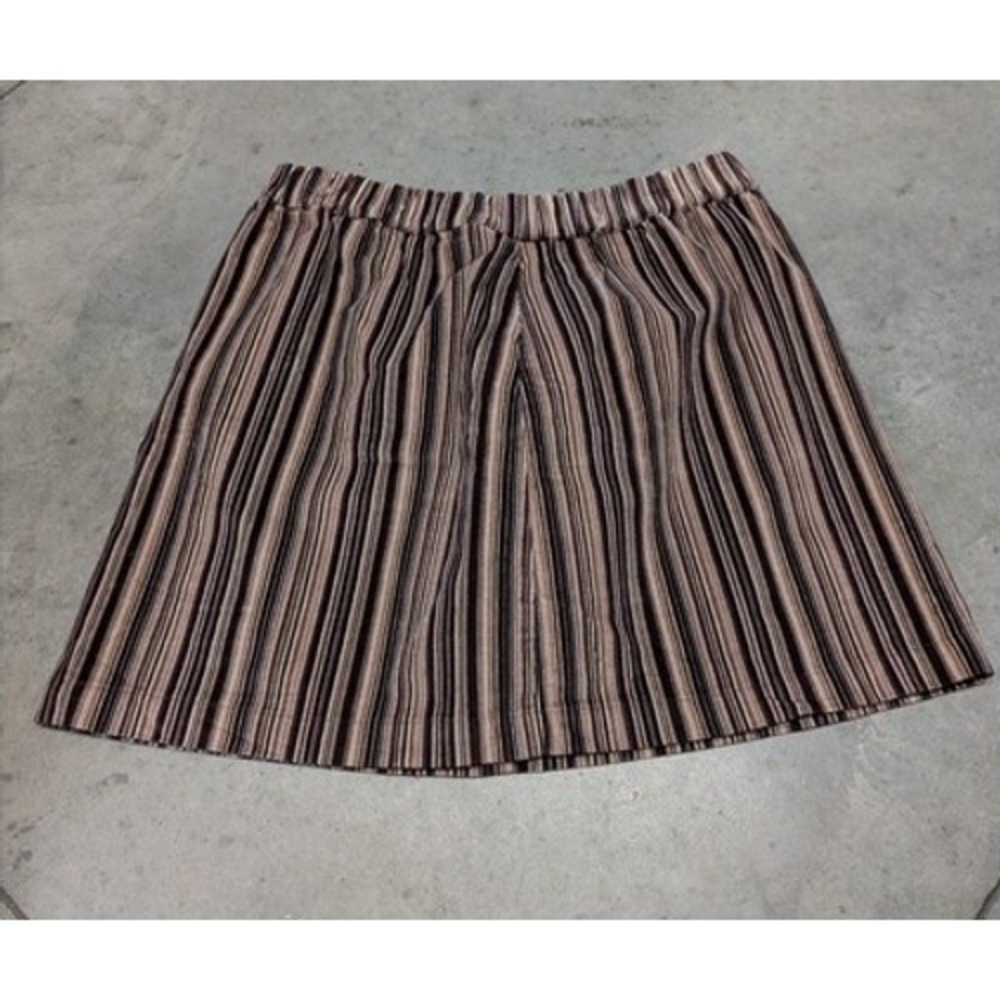 American Eagle Outfitters Women's Striped Elastic Waist Mini‎ Skirt Size M